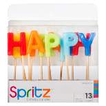 13ct Happy Birthday Pick Birthday Candle - Spritz™