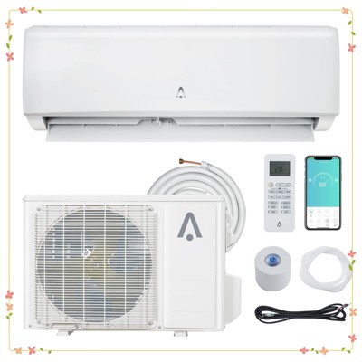 18000BTU Mini Split Air Conditioner, 19 SEER Wifi Enabled Split AC/Heating System