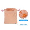 Unique Bargains 100% Cotton Reusable Washable Dust Drawstring Bags 12 Pcs - 3 of 4