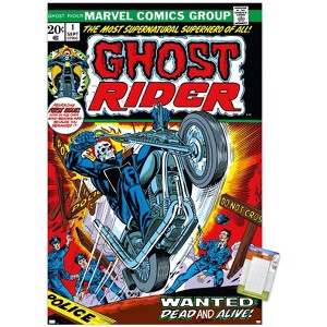 Trends International Marvel Ghost Rider - Heavens On Fire #1: Ghost Rider #1 Unframed Wall Poster Prints - 1 of 4
