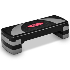 Costway 32'' Fitness Aerobic Step Adjust 4" - 6" - 8" Exercise Stepper w/Risers - 1 of 4