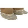 Doll Clothes Superstore Satin Off White Shoes Fit 16 Inch Cabbage Patch Kid Dolls - 3 of 3