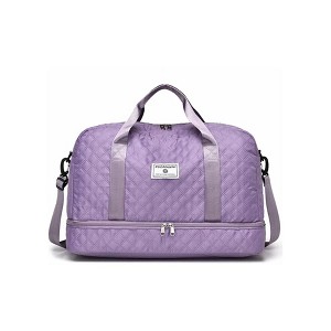 Travel bag, combined with large capacity space and bottom zipper compartment, adjustable shoulder strap or handheld, essential for travel - 1 of 3