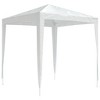 Aghana Digitals 2x2m White Polyethylene Party Tent with Heavy-Duty Iron Frame - UV & - 2 of 4