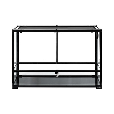 Repti Zoo 67 Gallon Full Reptile Glass Terrarium, Double Hinge