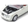 Rolls Royce Phantom Drophead Coupe English White with Silver Hood 1/18 Diecast Model Car by Kyosho - 3 of 4