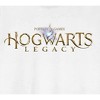 Hogwarts Legacy Logo Crew Neck Short Sleeve Men's White T-shirt - 2 of 3