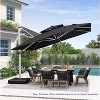 PURPLE LEAF 12ft Patio Umbrella Outdoor Square Double-Top Aluminum Umbrella Cantilever Patio Umbrella for Garden Deck Pool Patio - 2 of 4