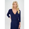 WEST K Women's Grace Faux-Wrap Maxi Dress with Tie Waist - 3 of 3