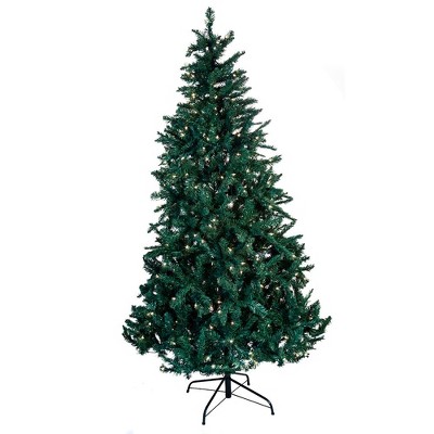 Kurt Adler 7' Pre-Lit Pine Tree with Clear Lights