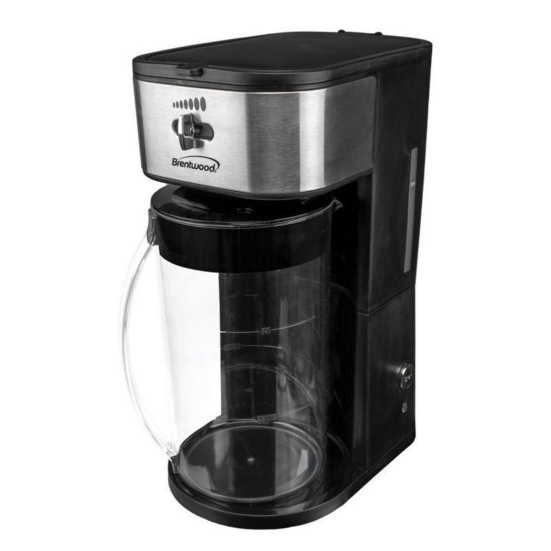 Brentwood Iced Tea and Coffee Maker in Black with 64 Ounce Pitcher, 1 of 5