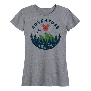 Women's - Disney - Adventure Awaits Short Sleeve Graphic T-Shirt - 1 of 4
