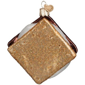 Old World Christmas Glass Blown Ornament, S'more - 1 of 3