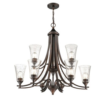 Millennium Lighting Natalie 9 - Light Chandelier in  Rubbed Bronze