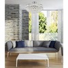 Elegant Lighting Savannah 20 inch flush mount in chrome - 2 of 4