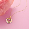 Ross-Simons 14kt 2-Tone Gold Interlocking Hearts Pendant Necklace - 3 of 4