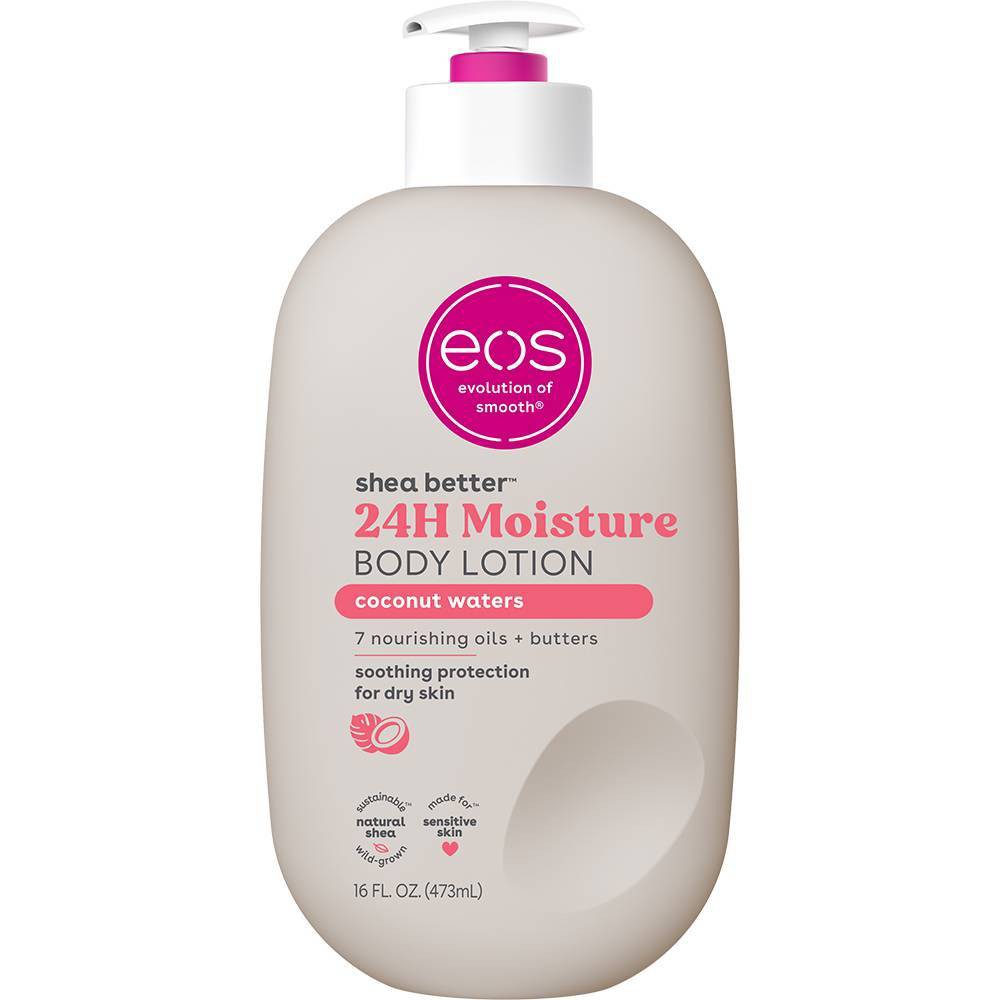 Photos - Cream / Lotion E.O.S. eos Shea Better Moisture Body Lotion - Coconut Waters - 16 fl oz 