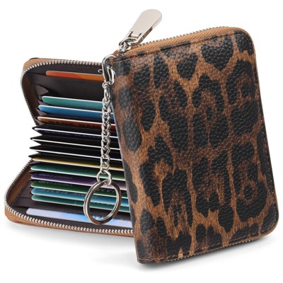 BEAFUP Women’s RFID Blocking Wallet –Bifold Leather Wallet for Women with Card Slots,ID Window & Zipper Coin Purse for Everyday Use,Travel,Work