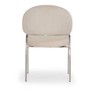 NicBex Modern Accent Chair with Gold Metal Legs, Contemporary Armless Chair for Living Spaces, Make Up Room, Beige - 3 of 4