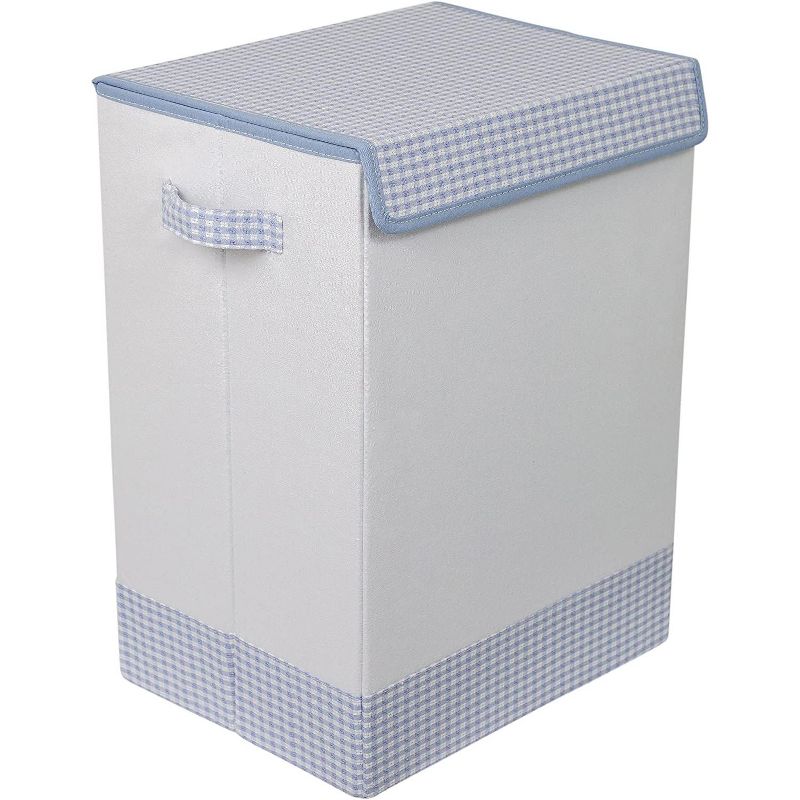 BirdRock Home Baby Clothes Hamper with Lid - Blue, 1 of 8