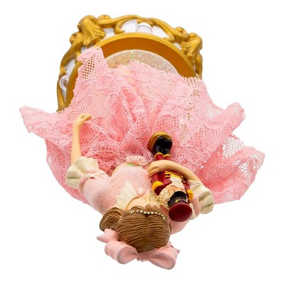 Clara Ballet Nutcracker Musical Table Piece in Pink Lace