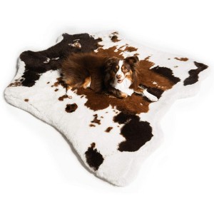 Paw Brands PupRug Animal Print Memory Foam Dog Bed - 1 of 4