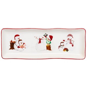 The Lakeside Collection Snow Place Like Home Collection - Platter - 1 of 2
