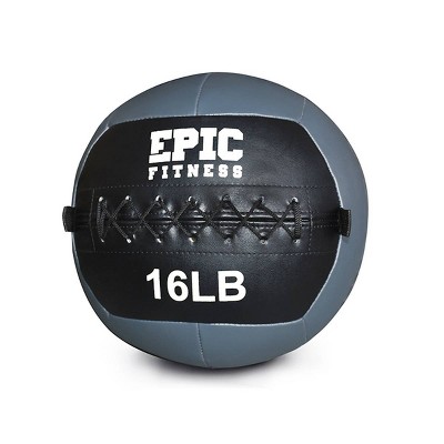 Epic Fitness USA Weighted Wall Ball - Black/Gray 16lbs