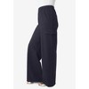 Roaman's Women's Plus Size Wide Leg Cargo Knit Jean - 4 of 4