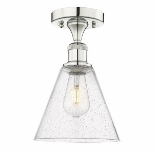 Berkshire - 1 Light Semi-Flush Mount In Industrial Style-10.75 Inches Tall and 8 Inches Wide - 1 of 1