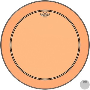 Remo Powerstroke P3 Colortone Orange Bass Drum Head - 1 of 2
