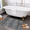 Acekool Vintage Striped Rug 2x3 - Washable Non-Slip Entryway Mat - 2 of 4