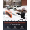 Snow Roof Rake with 17.7" Foam Blade, 4 ft Lightweight Car Roof Snow Remover with Non-Slip Handle - 4 of 4