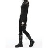 Women's Distressed Punk Long Sleeve Buckle Shirt - DARK IN LOVE - 2 of 3