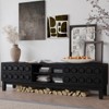 KWPZQEB TV Stand for TVs up to 75 inch, Mid Century Modern TV Console, Entertainment Center with 4 Drawers for Living Room - 2 of 4