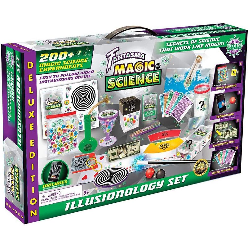 Fantasma Toys Fantasma Magic of Science STEM Based Illusionology Magic Set | 200+ Experiments, 1 of 2
