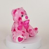 Bearington Pink Plush Stuffed Animal Teddy Bear with Hearts, 8.5 inches - image 3 of 4