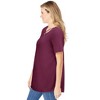 Woman Within Plus Size Criss Cross Tee - 4 of 4