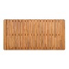 PAGED Patio Dining Table Wood Rectangle Outdoor Table with Slatted Table Top for Patio, Deck - 3 of 4