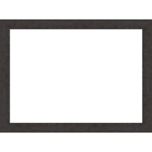 Amanti Art Rustic Plank Espresso Narrow Framed Dry Erase Magnetic Board - 1 of 4