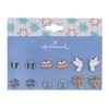 Hallmark 6-Pair Holiday Earring Set - Festive Hanukkah Studs for Every Night - 4 of 4