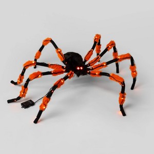 5' LED Lit Hanging Spider - Hyde and EEK! Boutique™: Battery Operated, Indoor/Outdoor Décor - 1 of 3