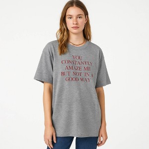 Cherie Code Women’s Graphic Tee – Cotton Blend, Short Sleeve, Oversized Fit - 1 of 3