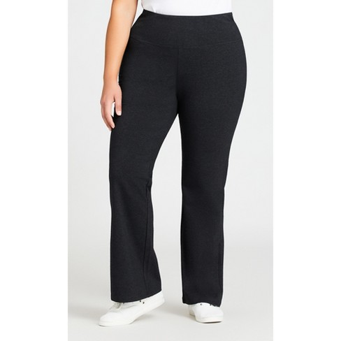 Avenue  Women's Plus Size Pima High Rise Legging Charcoal