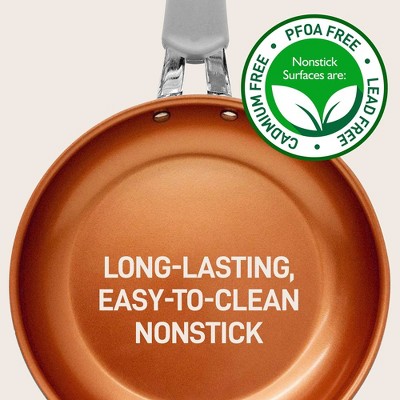 NutriChef 11-Piece Gray Aluminum Nonstick Cookware Set