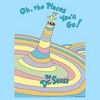 Men's Dr. Seuss Oh The Places You'll Go Book Cover  T-Shirt - Light Blue - Small - 2 of 4
