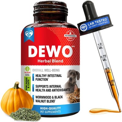 Beloved Pets Natural Intestinal Defense Herbal Cleanse for Dogs and Cats, Advanced Broad Spectrum Formula Gut Health Supplement 2 Oz - 1 Pack