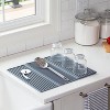 Better Houseware Expandable Silicone Drying Mat in Gray - 4 of 4