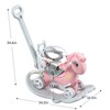 SeaCamel Pink Unicorn Rocking Horse for Toddlers - Multi-Functional Ride On Toy with Push Handle, Backrest & Balance Board (For Boys & Girls) - 3 of 4