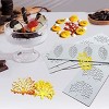 Aoibox 5PCS Leaf Silicone Molds for Baking, Fondant, Tuile, Hollow 3D Coral Branch Leaf Cake Moulds, Polymer Clay Mold for Resin, Sugar Craft, Dessert - 2 of 4